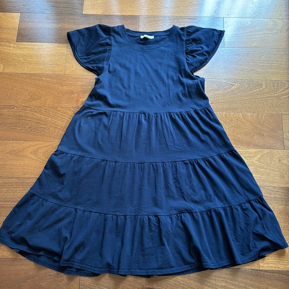 J. Crew Dresses & Skirts - JCrew- Knit Broken-in-Jersey-Tiered Mini Dress